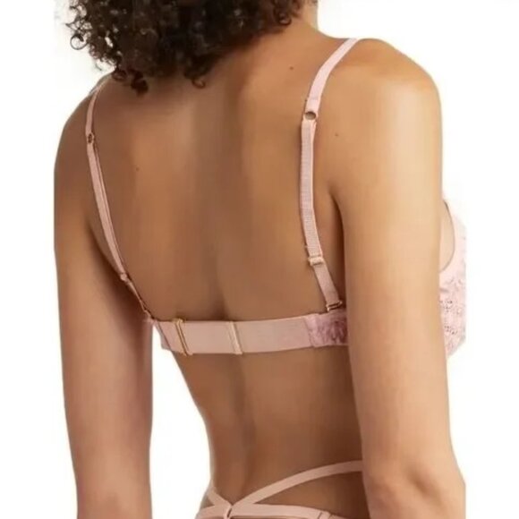 NWT We are Hah (Free People) Hook up Bra in Dusty Rose - Picture 2 of 4